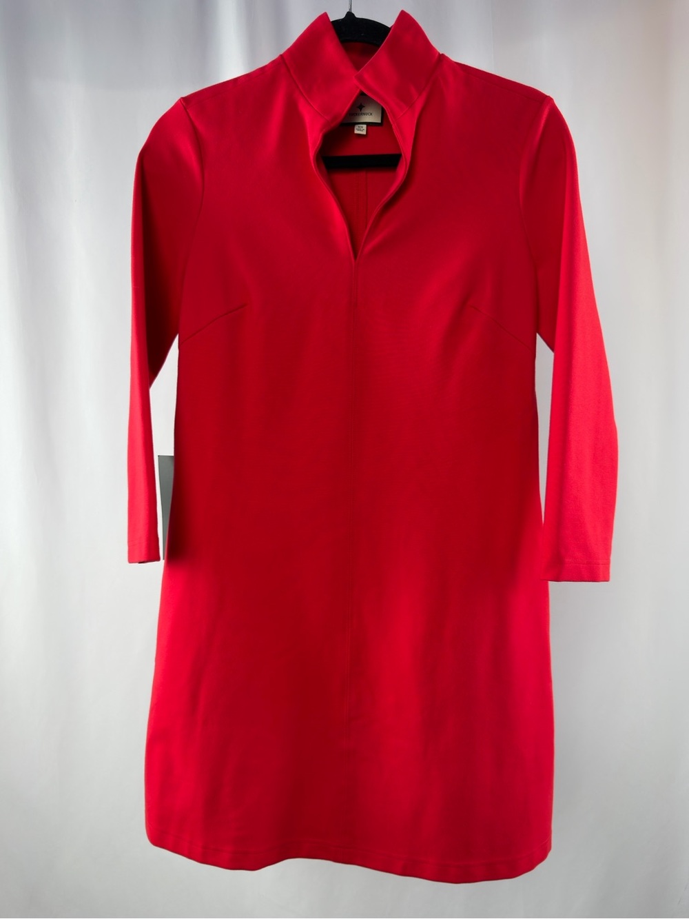 NWT Tuckernuck 3/4 Sleeve Ponte Clifton Dress in Red Size XS - Picture 5 of 12